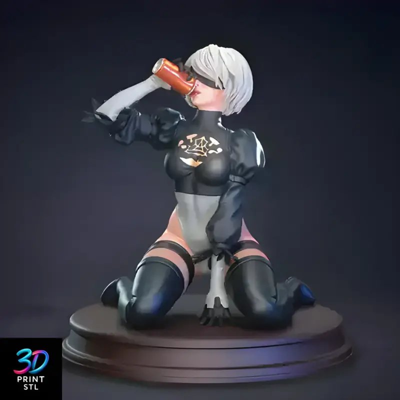 2B from Nier Automata 3D Print STL Model