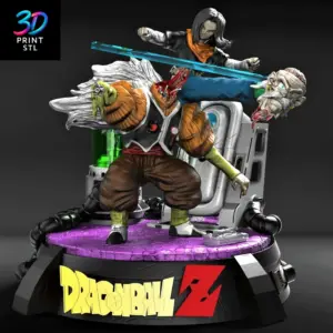 A-17 vs Dr. Gero Dragon Ball | STL for 3D Printers