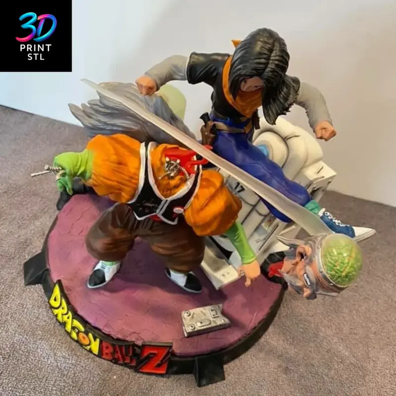 A-17 vs Dr. Gero Dragon Ball | STL for 3D Printers - Image 5