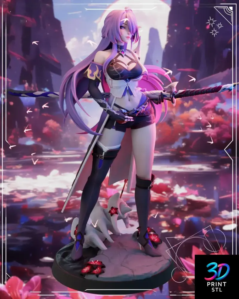 Acheron Honkai Star Rail | 3D Print File | STL - Image 5