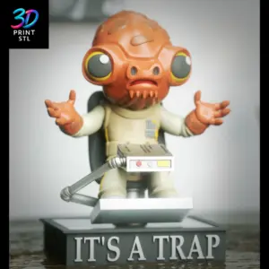 Admiral Ackbar Star Wars | STL for 3D Printers
