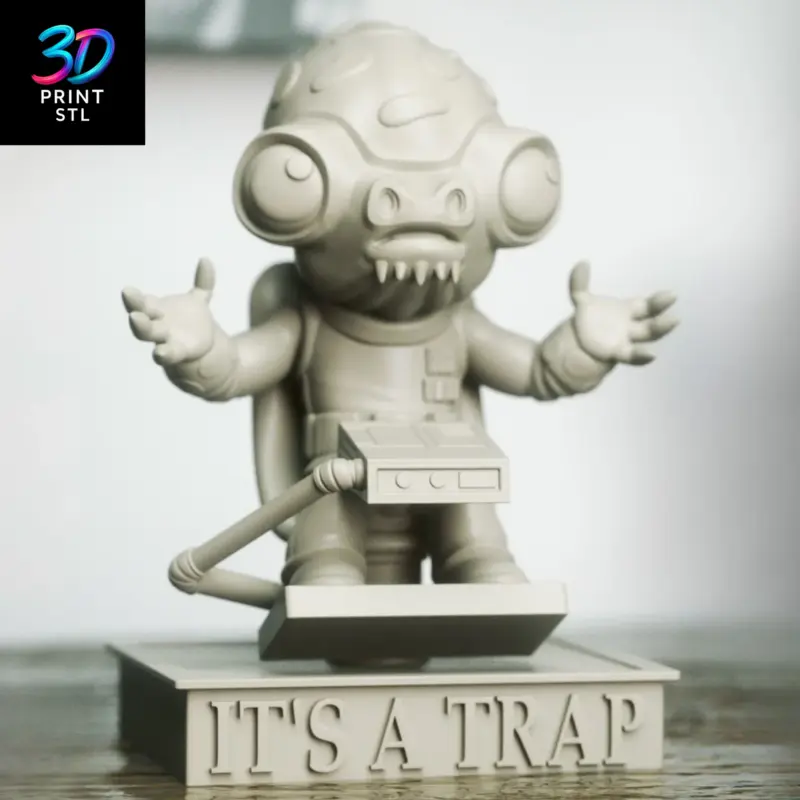 Admiral Ackbar Star Wars | STL for 3D Printers - Image 2