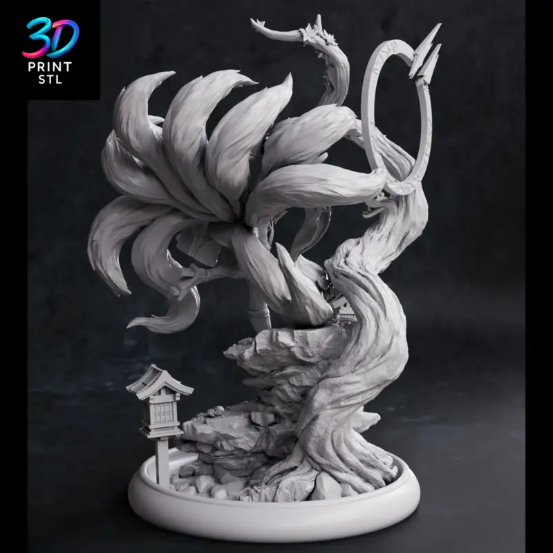 Ahri League of Legends | STL File for 3D Printing - Image 5
