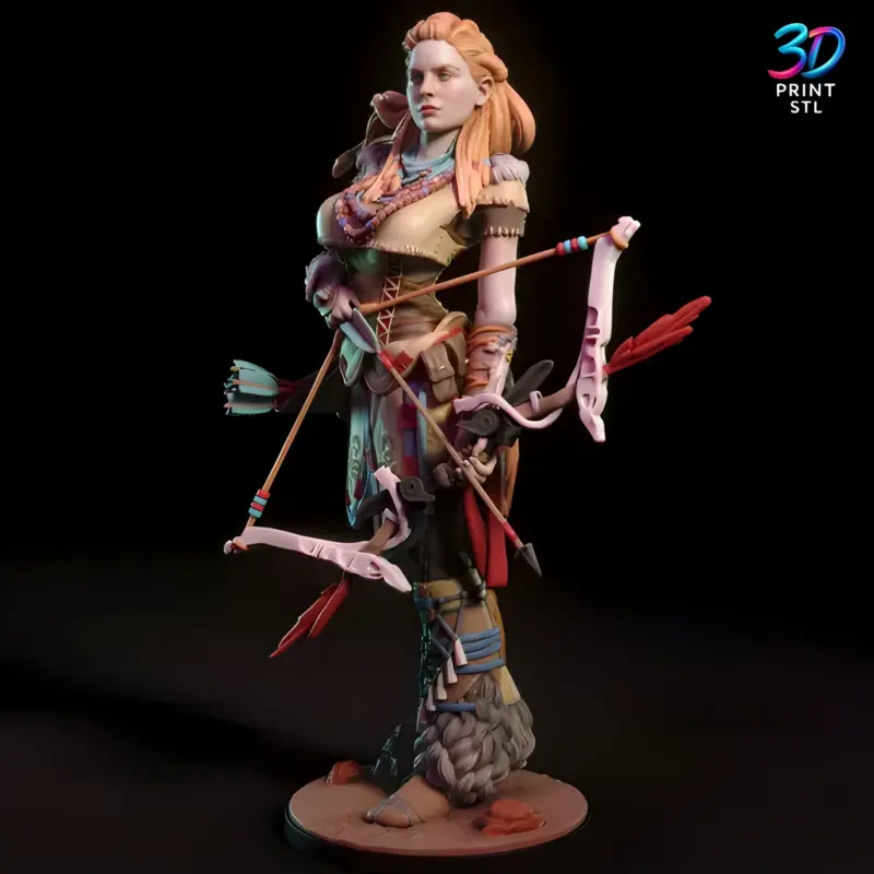 Aloy Archer Horizon Zero Dawn | STL File for 3D Printing
