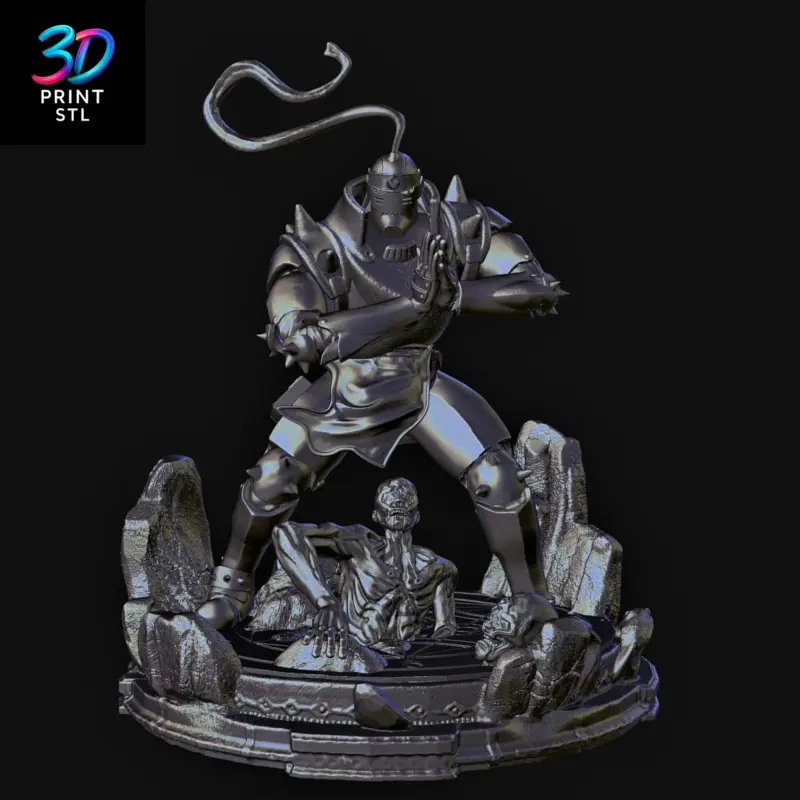 Alphonse Elric Fullmetal Alchemist | STL for 3D Printers - Image 3