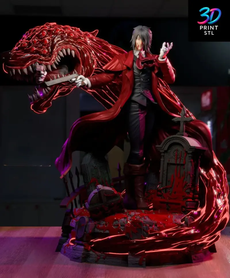 Alucard Hellsing | 3D Print File | STL - Image 4