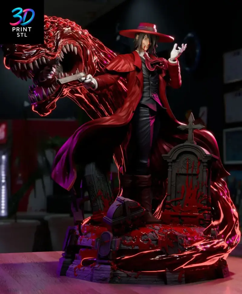 Alucard Hellsing | 3D Print File | STL - Image 6