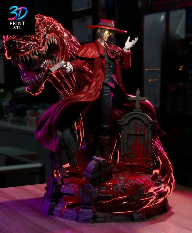 Alucard Hellsing | 3D Print File | STL - Image 7