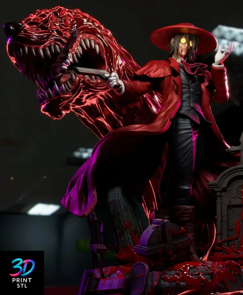 Alucard Hellsing | 3D Print File | STL - Image 8