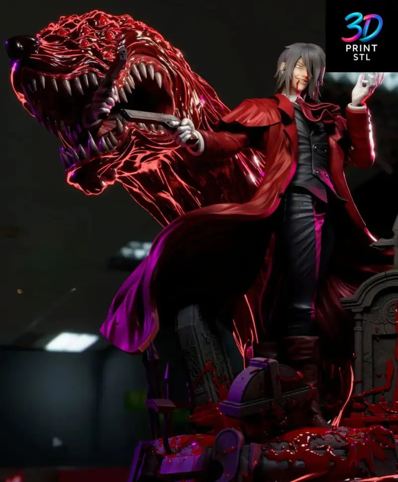 Alucard Hellsing | 3D Print File | STL - Image 9