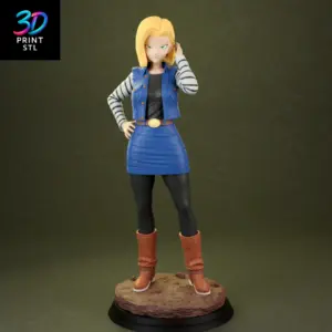 Android 18 Dragon Ball Z | STL File for 3D Printing