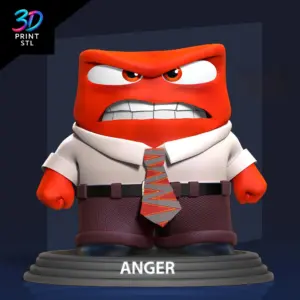 Anger Inside Out | STL File for 3D Printing