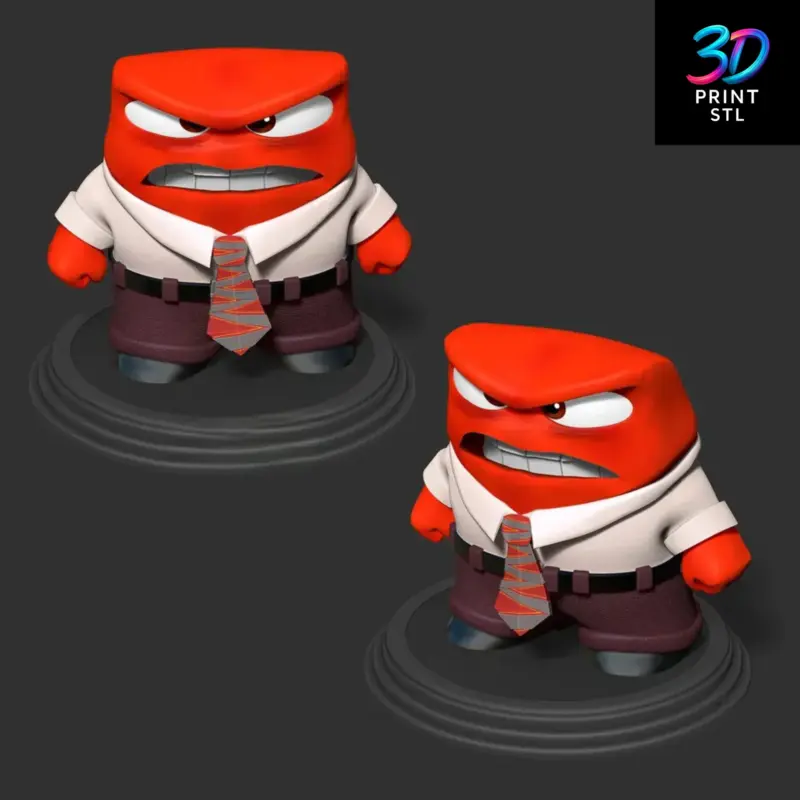 Anger Inside Out | STL File for 3D Printing - Image 3