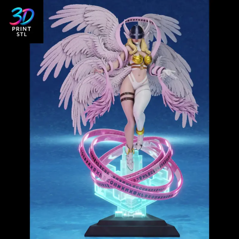 Angewomon Digimon Adventure | 3D Print Model | STL - Image 2