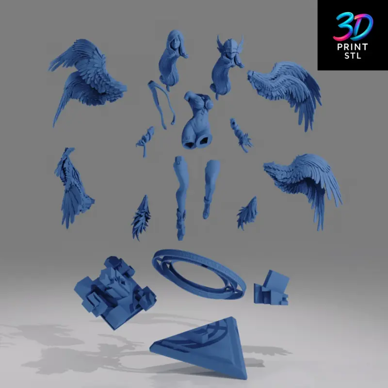 Angewomon Digimon Adventure | 3D Print Model | STL - Image 7