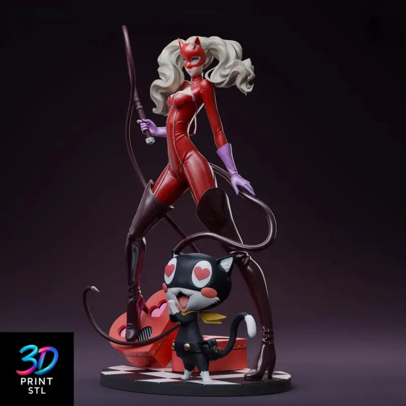 Ann Takamaki Persona 5 | 3D Print File | STL - Image 3