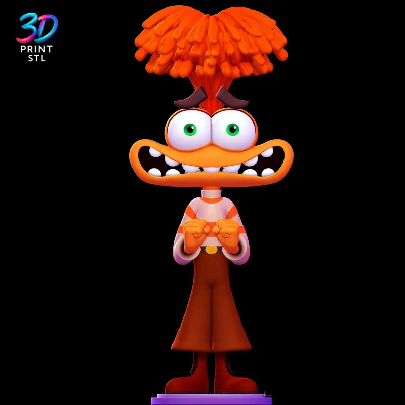 Anxiety Inside Out 2 | STL File for 3D Printing