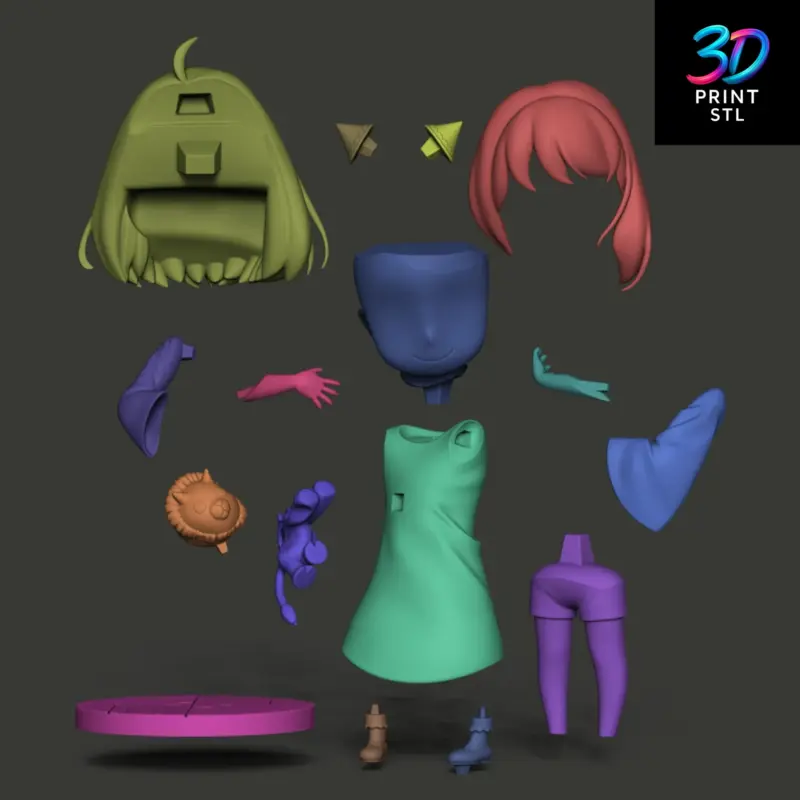 Anya Forger Spy x Family | STL File for 3D Printing - Image 6