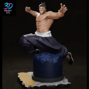 Aoi Todo Jujutsu Kaisen | STL File for 3D Printing