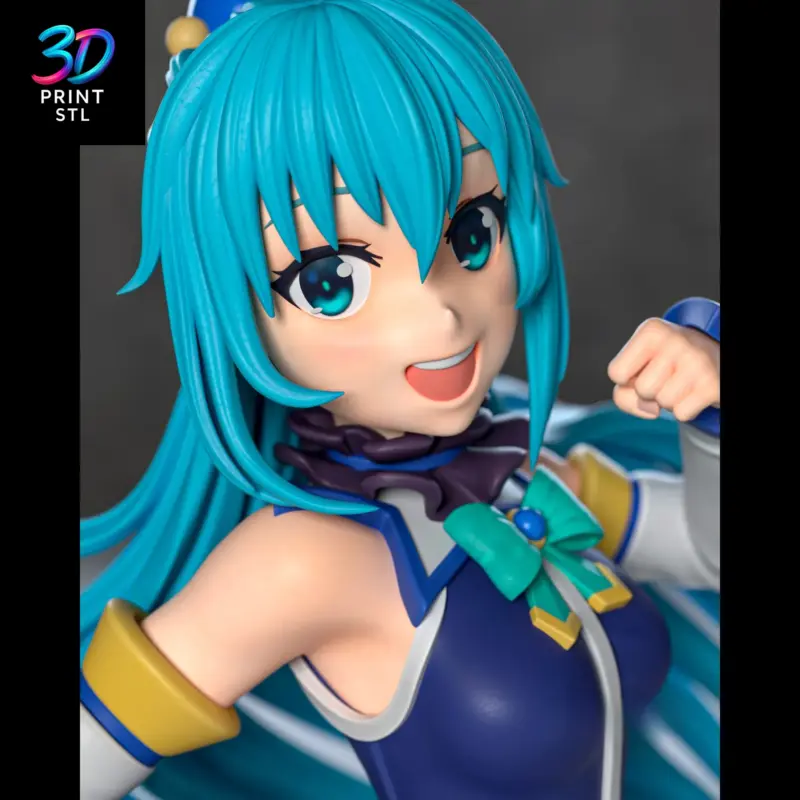 Aqua KonoSuba | STL File for 3D Printing - Image 3