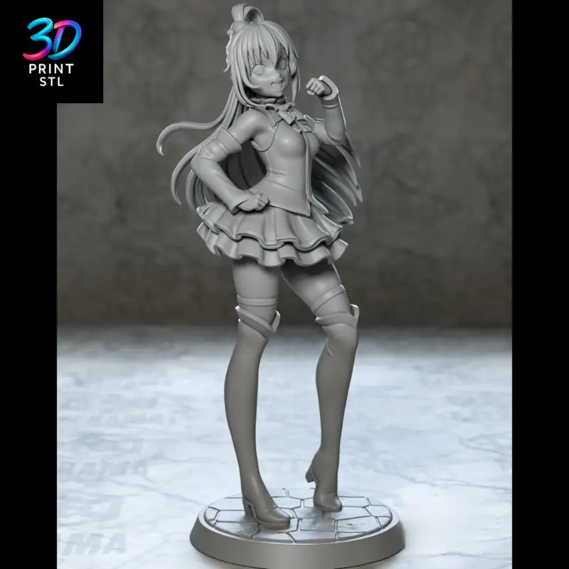 Aqua KonoSuba | STL File for 3D Printing - Image 4