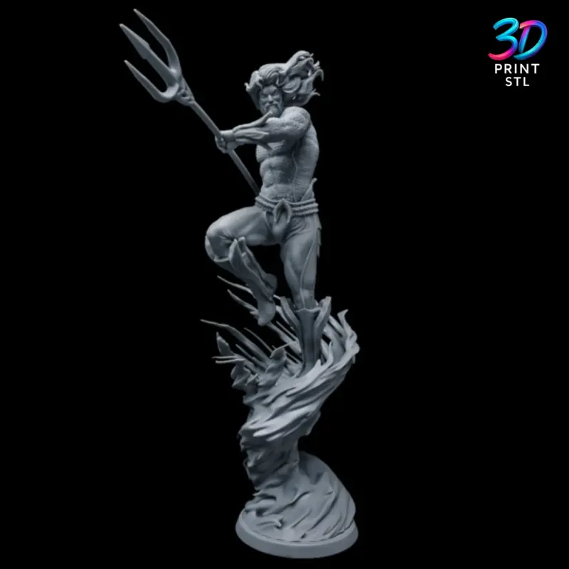 Aquaman DC Comics | STL File for 3D Printing - Image 2