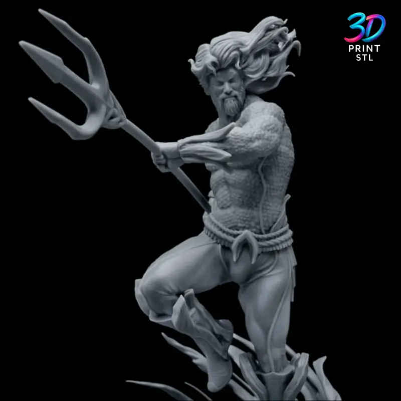Aquaman DC Comics | STL File for 3D Printing - Image 3