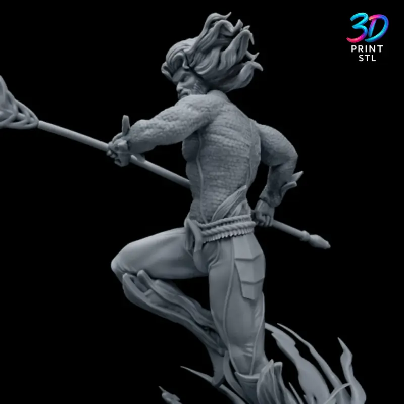 Aquaman DC Comics | STL File for 3D Printing - Image 4
