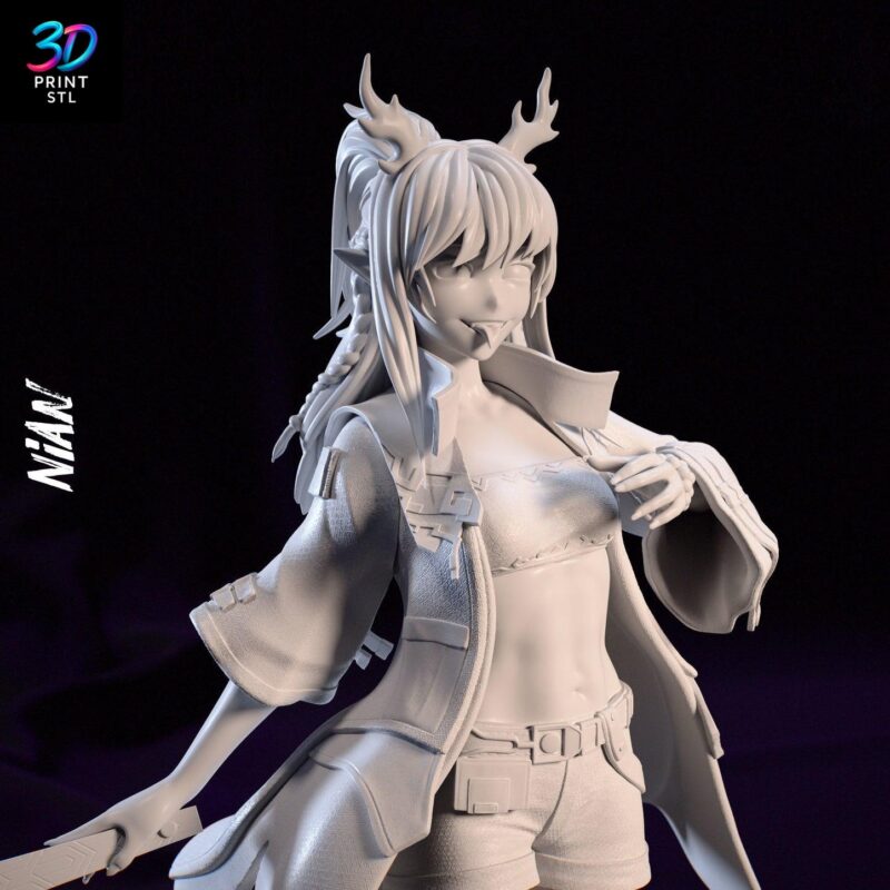 Nian Figure Arknights | STL for 3D Printers - Image 5