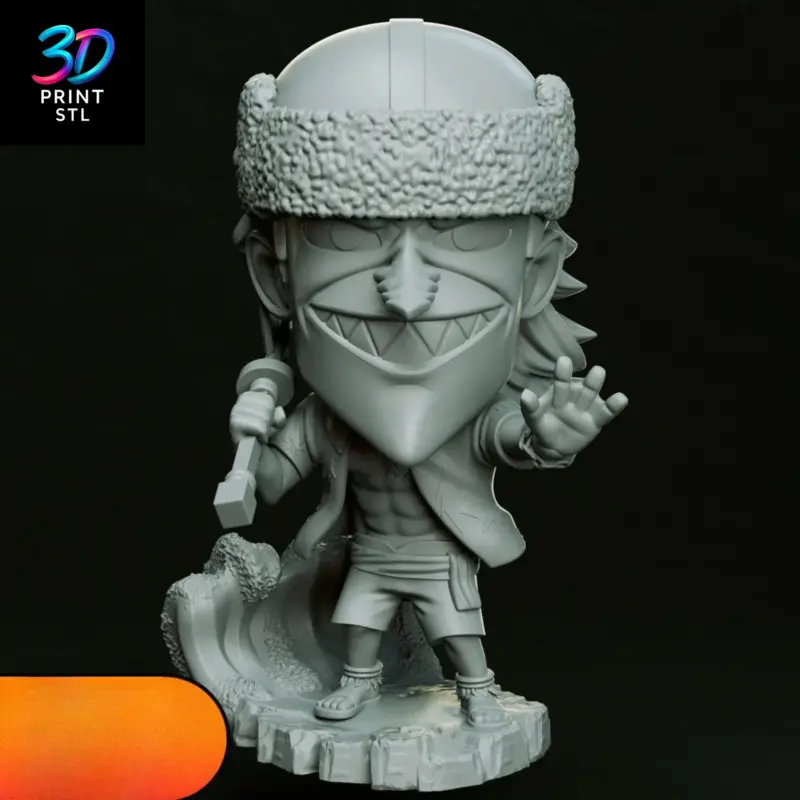 Arlong Chibi One Piece | STL File for 3D Printing - Image 3