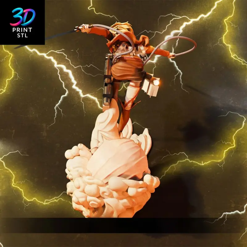 Armin Arlert Attack on Titan | STL File for 3D Printing - Image 4