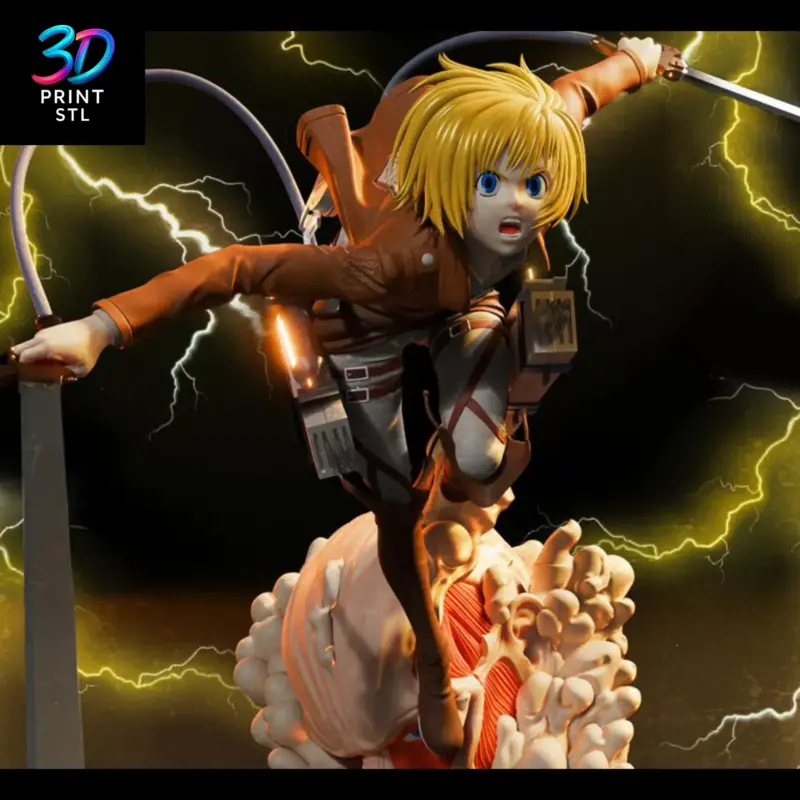 Armin Arlert Attack on Titan | STL File for 3D Printing - Image 5