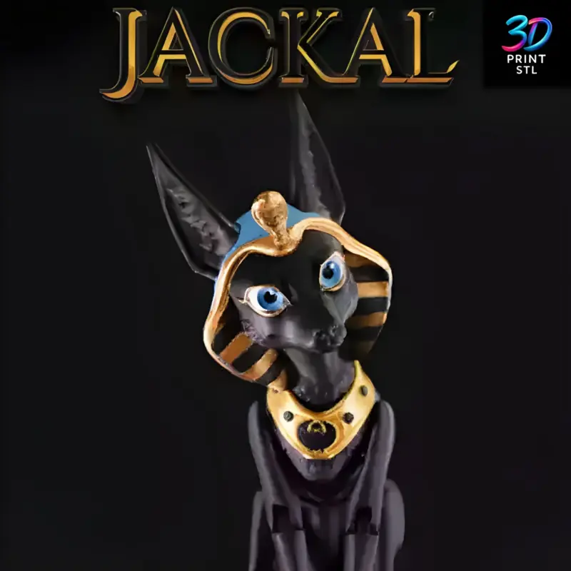Articulated Jackal Flexi Toy | STL for 3D Printers