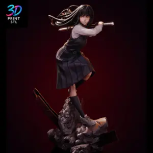 Asa Mitaka Chainsaw Man | STL File for 3D Printing