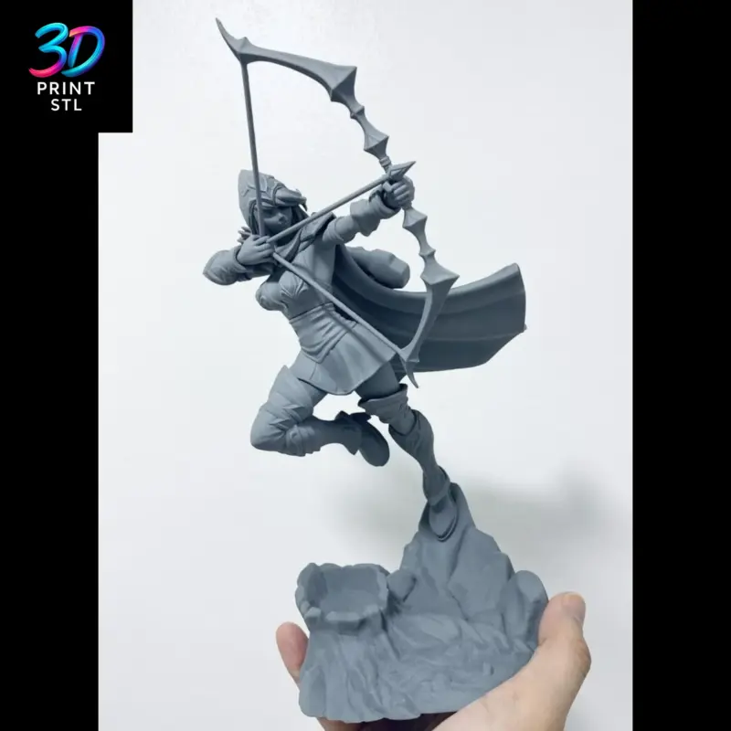 Ashe League of Legends | STL File for 3D Printing - Image 5