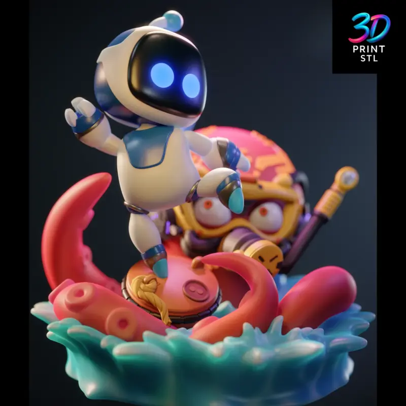 Astro Bot | STL File for 3D Printing - Image 2