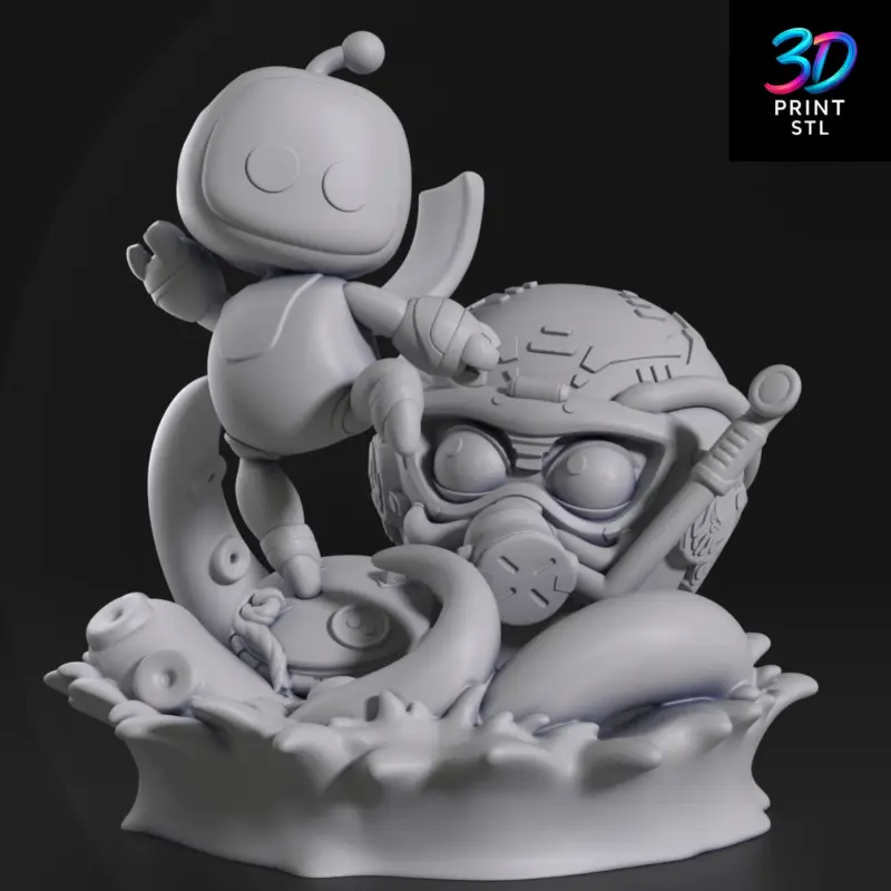 Astro Bot | STL File for 3D Printing - Image 3