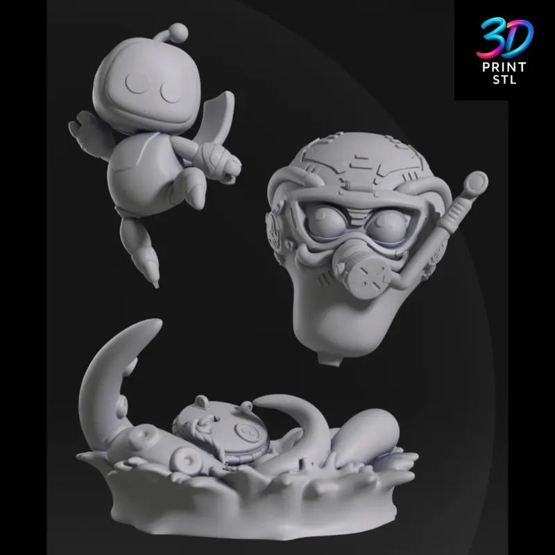 Astro Bot | STL File for 3D Printing - Image 6