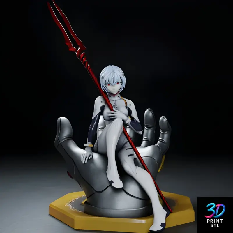 Ayanami Rei Evangelion | 3D Print Model | STL - Image 2