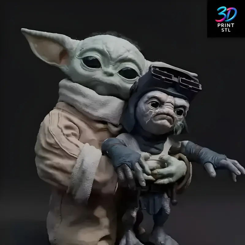 Babu and Grogu Star Wars | STL for 3D Printers - Image 2