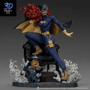 Batgirl DC Comics | 3D Print Model | STL