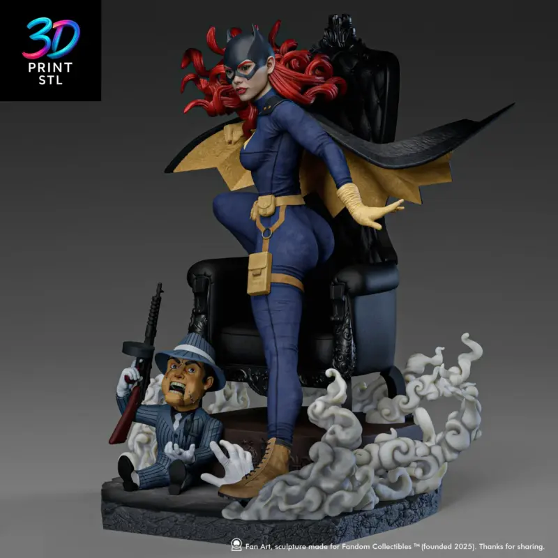 Batgirl DC Comics | 3D Print Model | STL - Image 2