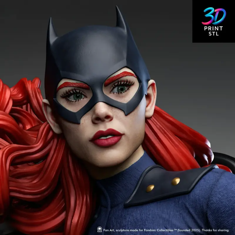 Batgirl DC Comics | 3D Print Model | STL - Image 4