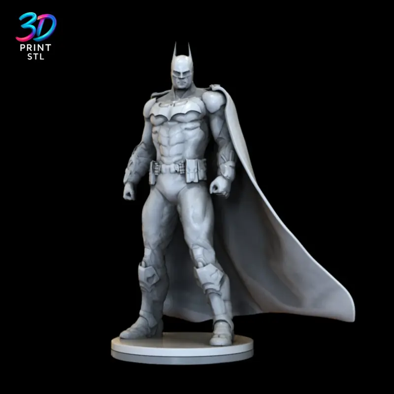 Batman Figure DC Comics | 3D Print Model | STL