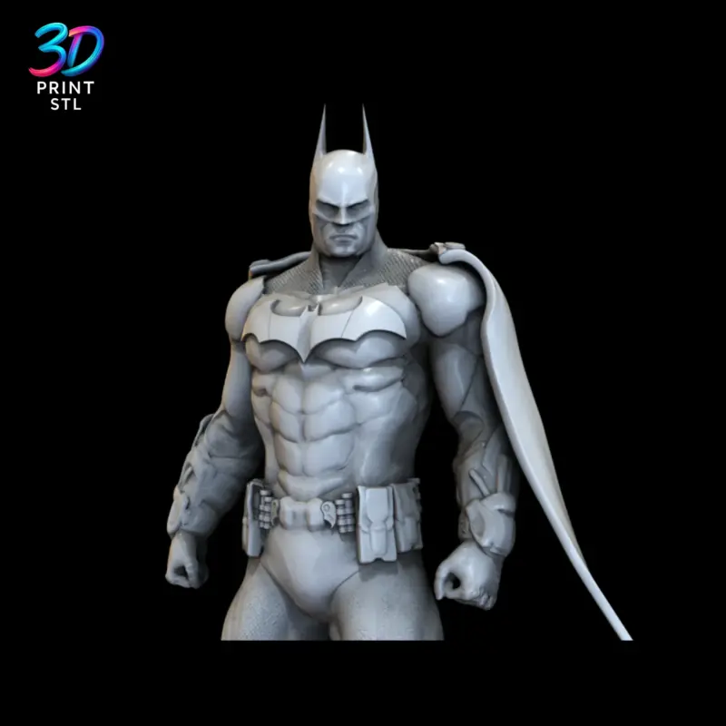 Batman Figure DC Comics | 3D Print Model | STL - Image 3