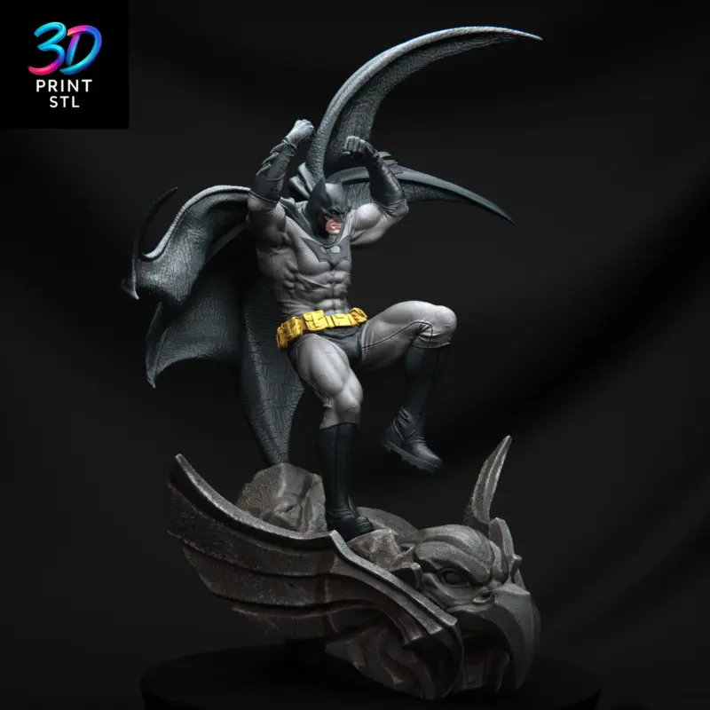 Batman Pose | 3D Print File | STL - Image 2