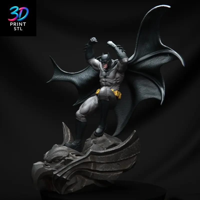 Batman Pose | 3D Print File | STL - Image 3