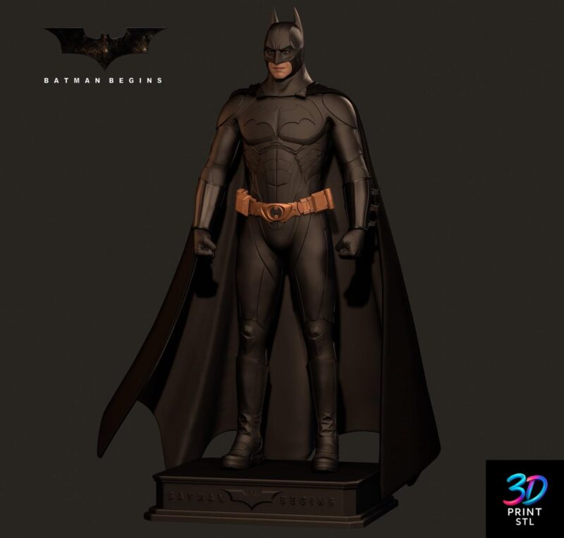 Batman Begins Figure DC Movie | 3D Print File | STL - Image 6