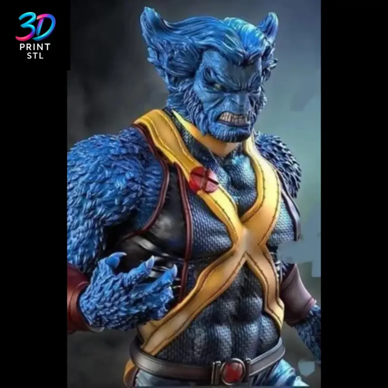Beast Figure X-Men | STL File for 3D Printing - Image 2