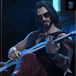 Johnny Silverhand Cyberpunk 2077 | 3D Print File | STL